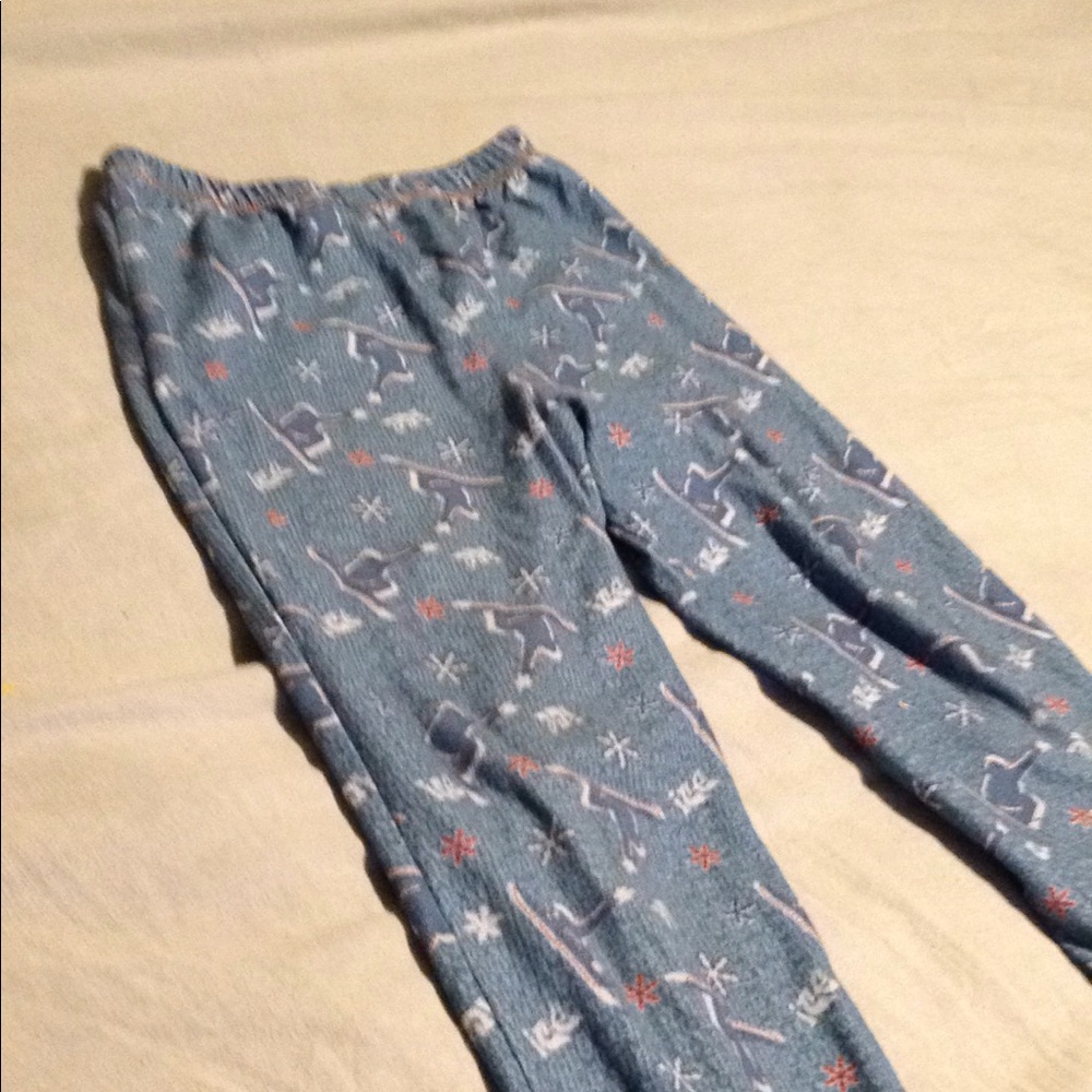 Blue, pajama pants